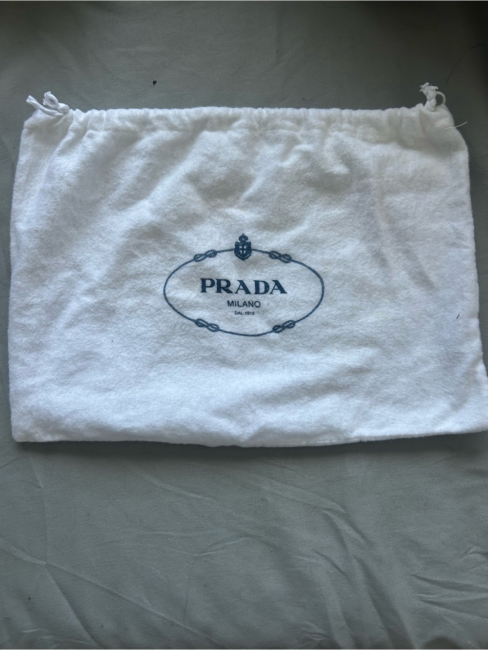 Prada 9x13 dust bag